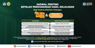 Pengumuman Hasil Kelulusan SEMA UPNVJ Gelombang 2 dan S1 Kajian Film, Televisi, dan Media Dengan Status Diterima Cadangan Tahun 2024