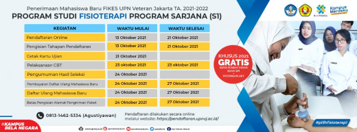 Penerimaan S1 Fisioterapi 2021