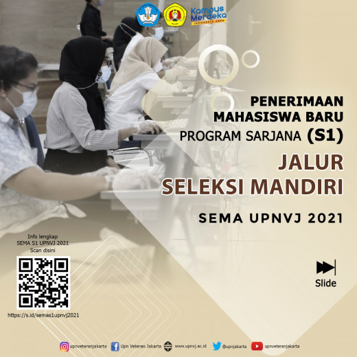 Penerimaan Mahasiswa Baru Program Sarjana Jalur Seleksi Mandiri (SEMA