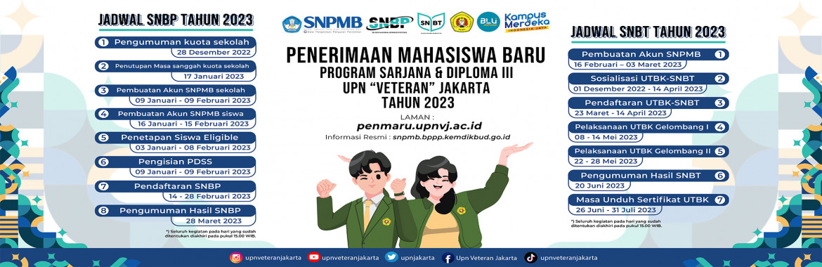 Penerimaan Calon Mahasiswa Baru Upn Veteran Jakarta 2020 2021 